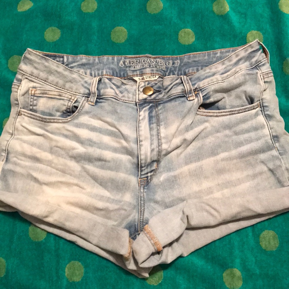 LIGHT denim shorts